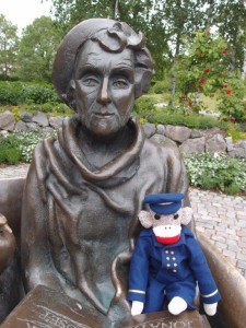 Captain Eugene with Astrid Lindgren