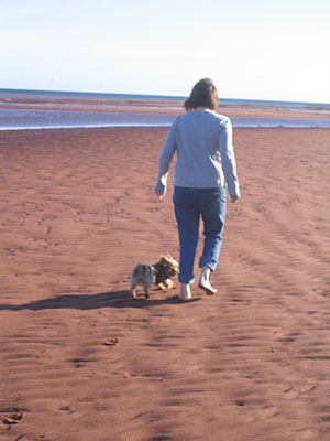 Eileen on the Argyle Shore