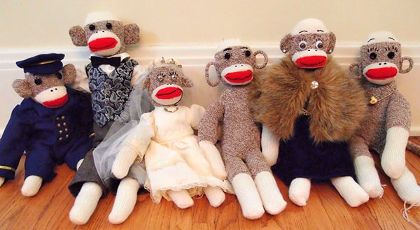 Sock Monkey Family