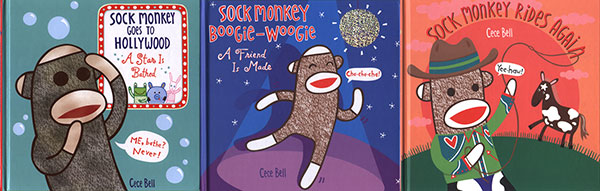 Sock Monkey books by Cece Bell