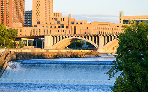 Saint Anthony Falls today