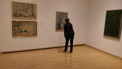 Eileen at Vancouver Art Gallery, November 9, 2017