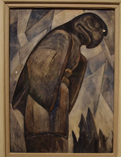 Big Eagle, Skidigate BC, Emily Carr, oil on paper, 1930