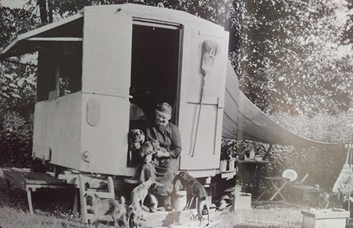 Patricia Morley, Emily Carr and Her Caravan at the South-west End of Esquimate Lagoon, 1934