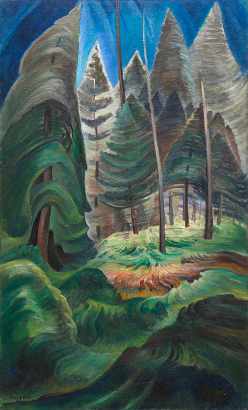 A Rushing Undergrowth, Emily Carr, 1935